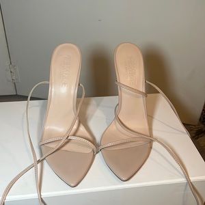 Femme LA nude strappy heels